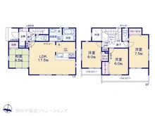 【東京都/東村山市秋津町】東村山市秋津町4丁目 新築一戸建て 間取り図