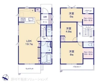 【埼玉県/所沢市小手指南】所沢市小手指南4丁目 新築一戸建て 間取り図