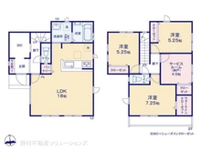 【埼玉県/所沢市大字山口】所沢市大字山口 新築一戸建て 間取り図