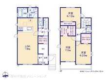 【埼玉県/所沢市大字山口】所沢市大字山口 新築一戸建て 間取り図