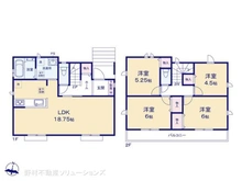【東京都/清瀬市中里】清瀬市中里3丁目 新築一戸建て 間取り図