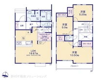 【埼玉県/所沢市小手指元町】所沢市小手指元町2丁目 新築一戸建て 間取り図