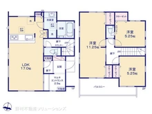 【埼玉県/所沢市小手指元町】所沢市小手指元町2丁目 新築一戸建て 間取り図
