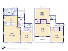 【埼玉県/所沢市大字山口】所沢市大字山口 新築一戸建て 間取り図