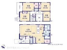 【東京都/清瀬市上清戸】清瀬市上清戸2丁目 新築一戸建て 間取り図