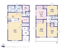 【埼玉県/所沢市大字久米】所沢市大字久米 新築一戸建て 間取り図