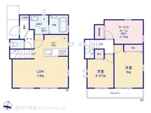 【東京都/東村山市富士見町】東村山市富士見町2丁目 新築一戸建て 間取り図