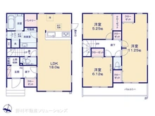 【埼玉県/所沢市大字下安松】所沢市大字下安松 新築一戸建て 間取り図