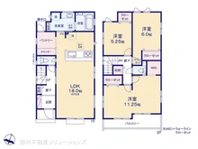 【埼玉県/所沢市大字下安松】所沢市大字下安松 新築一戸建て 間取り図