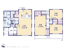 【埼玉県/所沢市大字下安松】所沢市大字下安松 新築一戸建て 間取り図