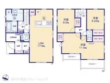 【埼玉県/所沢市大字下安松】所沢市大字下安松 新築一戸建て 間取り図