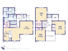 【東京都/東村山市久米川町】東村山市久米川町3丁目 新築一戸建て 間取り図