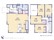 【埼玉県/所沢市若狭】所沢市若狭2丁目 新築一戸建て 間取り図
