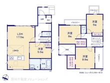 【埼玉県/所沢市青葉台】所沢市青葉台 新築一戸建て 間取り図
