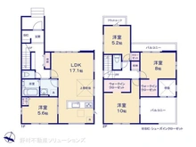 【埼玉県/所沢市青葉台】所沢市青葉台 新築一戸建て 間取り図
