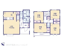 【東京都/東村山市恩多町】東村山市恩多町3丁目 新築一戸建て 間取り図
