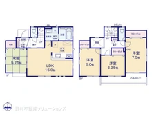 【東京都/東村山市恩多町】東村山市恩多町1丁目 新築一戸建て 間取り図