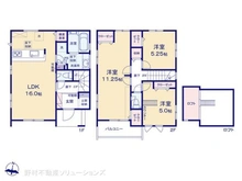 【埼玉県/所沢市小手指元町】所沢市小手指元町3丁目 新築一戸建て 間取り図