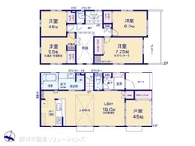 【東京都/東村山市多摩湖町】東村山市多摩湖町1丁目 新築一戸建て 間取り図