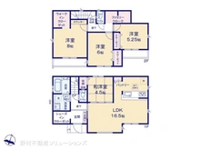 【東京都/東村山市恩多町】東村山市恩多町1丁目 新築一戸建て 間取り図