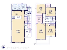 【東京都/東村山市恩多町】東村山市恩多町1丁目 新築一戸建て 間取り図