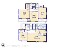 【東京都/東村山市恩多町】東村山市恩多町3丁目 新築一戸建て 間取り図