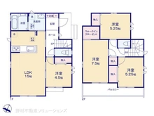 【東京都/東村山市恩多町】東村山市恩多町3丁目 新築一戸建て 間取り図