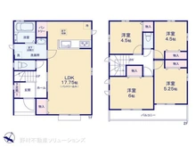 【東京都/東村山市恩多町】東村山市恩多町3丁目 新築一戸建て 間取り図