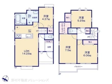 【東京都/東村山市恩多町】東村山市恩多町3丁目 新築一戸建て 間取り図