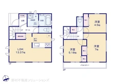 【東京都/東村山市青葉町】東村山市青葉町3丁目 新築一戸建て 間取り図