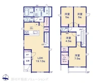 【東京都/東村山市多摩湖町】東村山市多摩湖町1丁目 新築一戸建て 間取り図