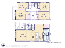 【埼玉県/所沢市上新井】所沢市上新井4丁目 新築一戸建て 間取り図