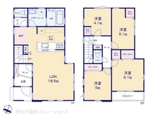 【東京都/東村山市青葉町】東村山市青葉町3丁目 新築一戸建て 間取り図