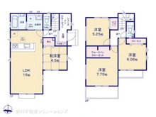 【埼玉県/所沢市大字北秋津】所沢市大字北秋津 新築一戸建て 間取り図