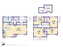 【東京都/東村山市久米川町】東村山市久米川町2丁目 新築一戸建て 間取り図