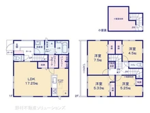 【東京都/東村山市久米川町】東村山市久米川町2丁目 新築一戸建て 間取り図