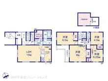 【東京都/東村山市久米川町】東村山市久米川町2丁目 新築一戸建て 間取り図