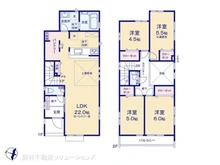 【東京都/東村山市野口町】東村山市野口町2丁目 新築一戸建て 間取り図