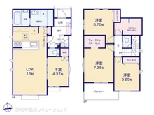 【東京都/東村山市恩多町】東村山市恩多町1丁目 新築一戸建て 間取り図