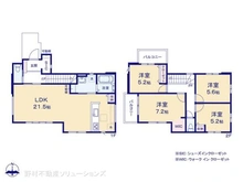 【埼玉県/所沢市小手指南】所沢市小手指南1丁目 新築一戸建て 間取り図