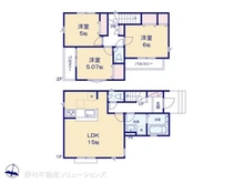 【埼玉県/所沢市若狭】所沢市若狭4丁目 新築一戸建て 間取り図