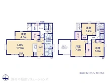 【埼玉県/所沢市大字上安松】所沢市大字上安松 新築一戸建て 間取り図