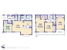 【東京都/東村山市廻田町】東村山市廻田町4丁目 新築一戸建て 間取り図