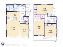 【埼玉県/所沢市緑町】所沢市緑町1丁目 新築一戸建て 間取り図