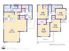 【埼玉県/所沢市大字山口】所沢市大字山口 新築一戸建て 間取り図