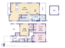 【東京都/東村山市秋津町】東村山市秋津町5丁目 新築一戸建て 間取り図