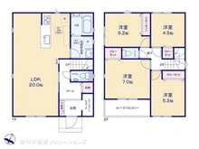 【東京都/清瀬市中清戸】清瀬市中清戸2丁目 新築一戸建て 間取り図