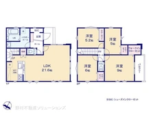 【東京都/東村山市恩多町】東村山市恩多町3丁目 新築一戸建て 間取り図