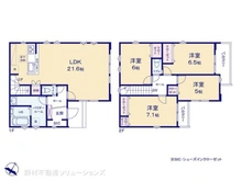 【東京都/東村山市恩多町】東村山市恩多町3丁目 新築一戸建て 間取り図