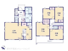 【埼玉県/所沢市大字久米】所沢市大字久米 新築一戸建て 間取り図
